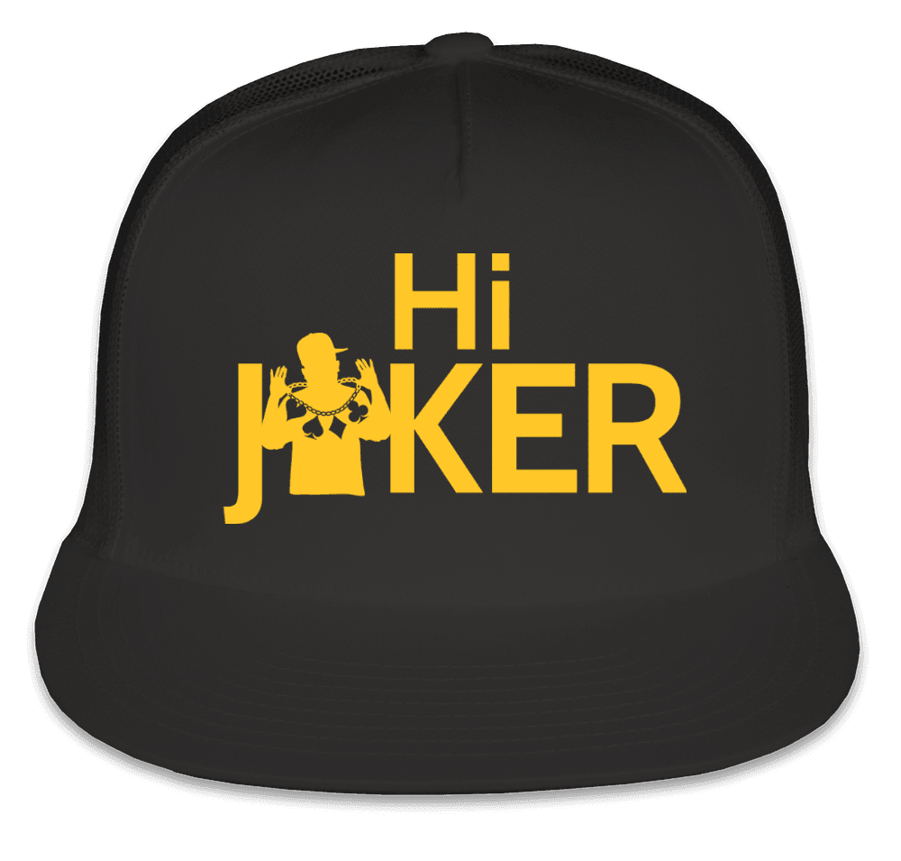 Hi Joker Black Spades Trucker Hat (Snapback)