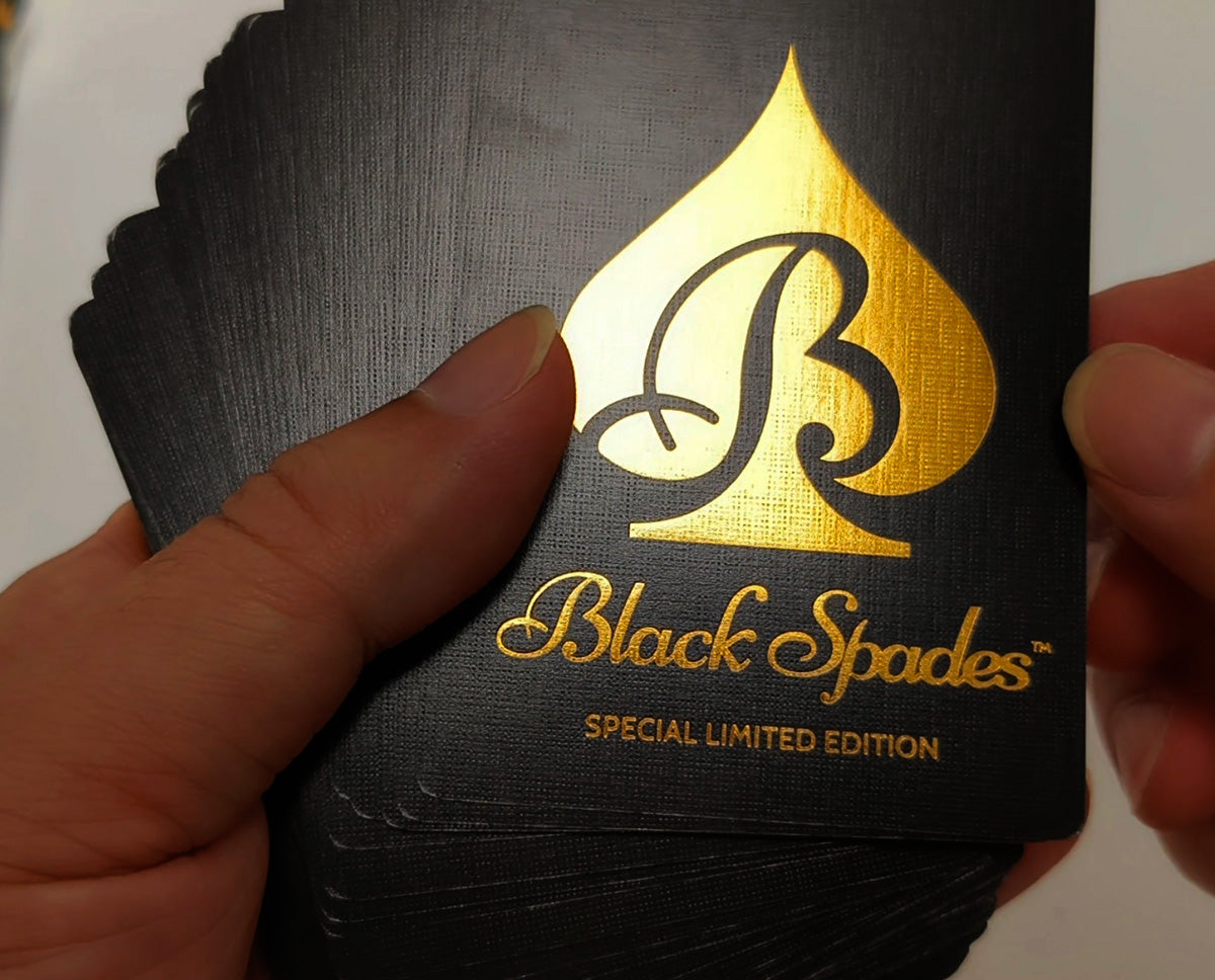 Black Spades Special Limited Edition Playing Cards