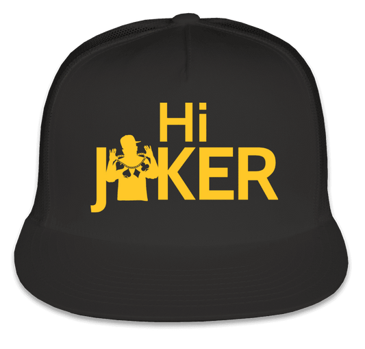 Hi Joker Black Spades Trucker Hat (Snapback)